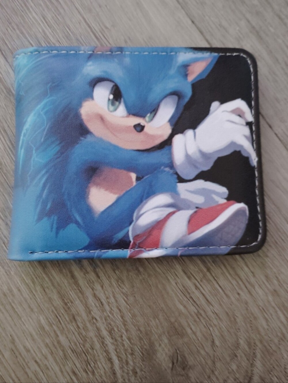 New sonic the hedgehog anime manga leather wallet